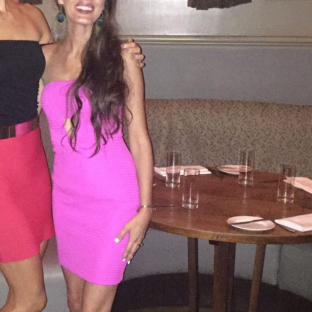 Express size 0 pink dress